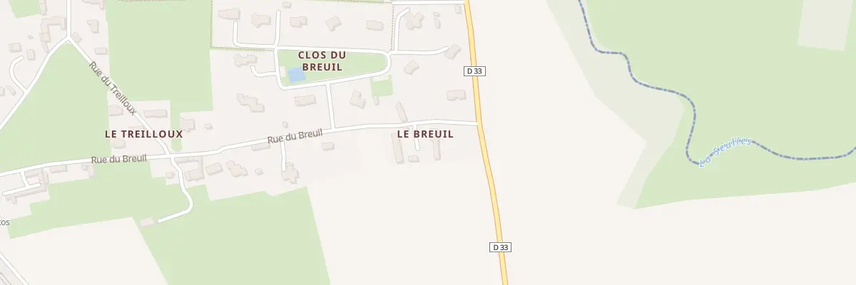 Plan du 1 Rue du Breuil à Nonant