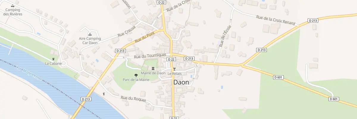 Plan du 4 Rue du Docteur Couffon à Daon