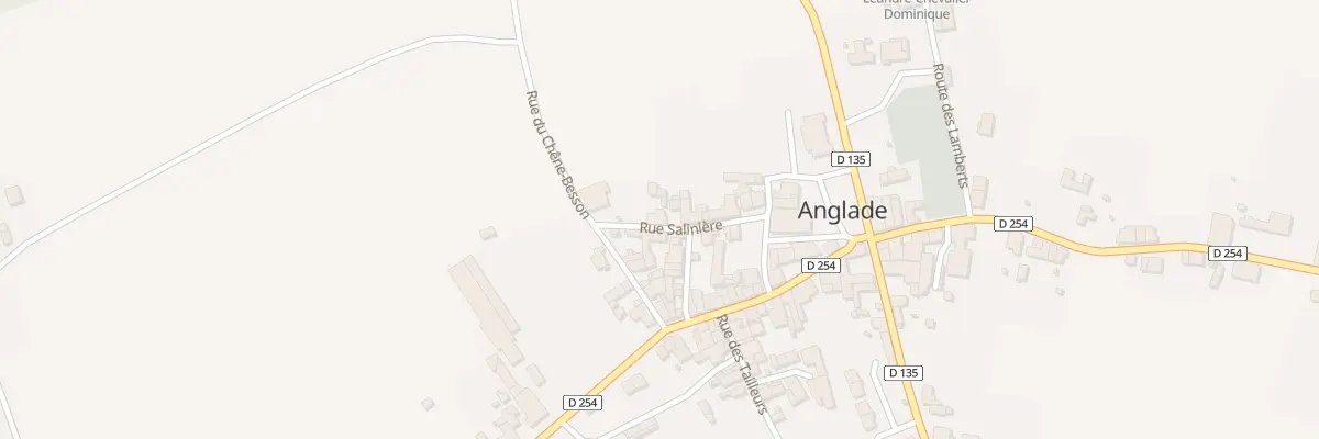 Plan du 107 Le Bourg-ouest à Anglade