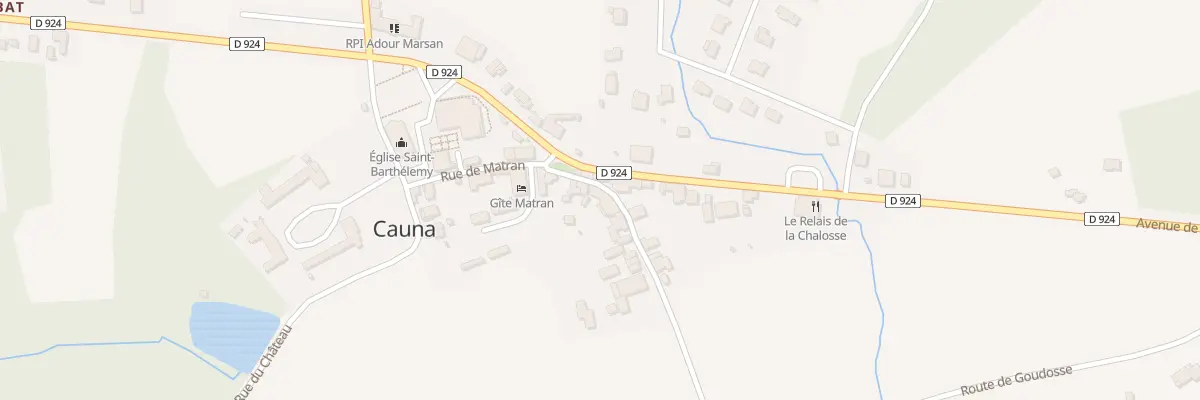 Plan du 62 Rue de Bourg de Bas à Cauna