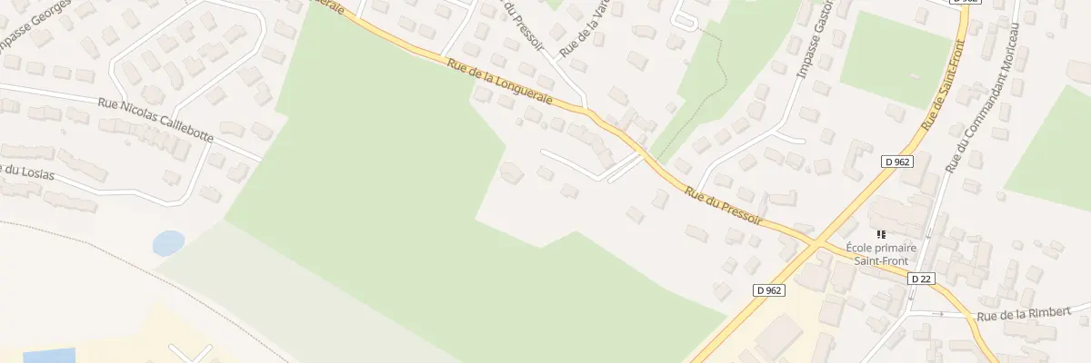 Plan du 30B Rue du Pressoir à Domfront en Poiraie