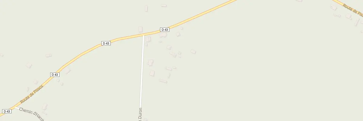 Plan du 3259 Rte de Pissos à Sore