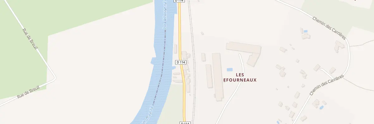 Plan du 114 Rte de Port la Pierre à Saint-Vaize