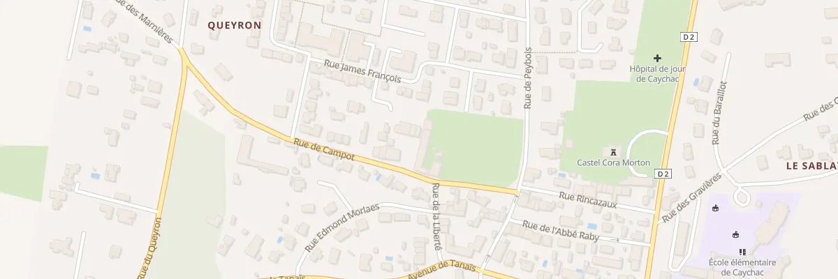 Plan du 13 Rue de Campot à Blanquefort