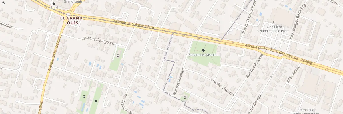 Plan du 57 Rue Louis Coullet à Bordeaux