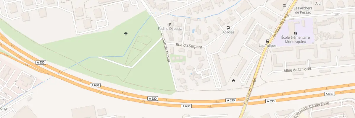 Plan du 35T Av du Pontet à Pessac