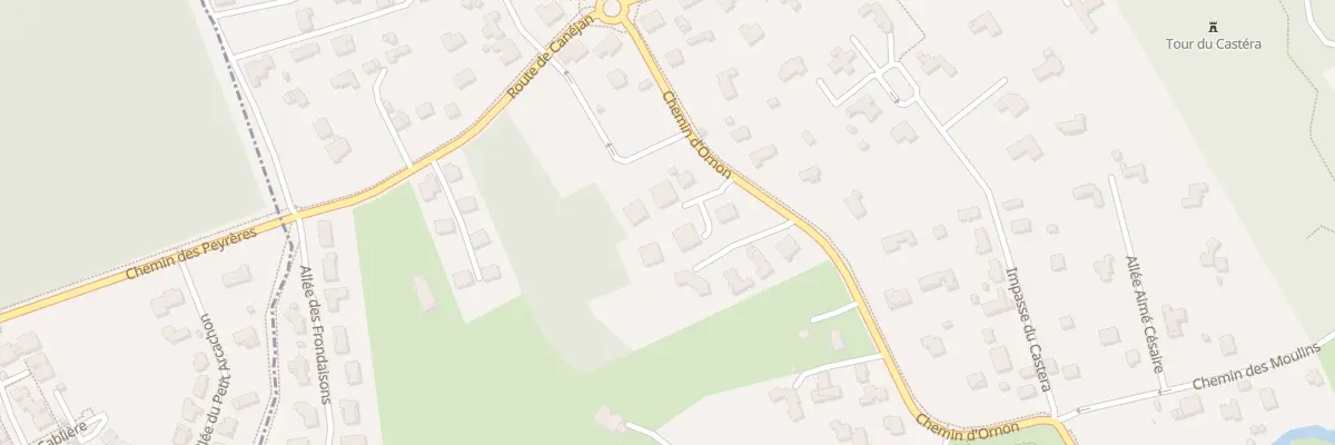 Plan du 165 Rue d’Ornon à Gradignan