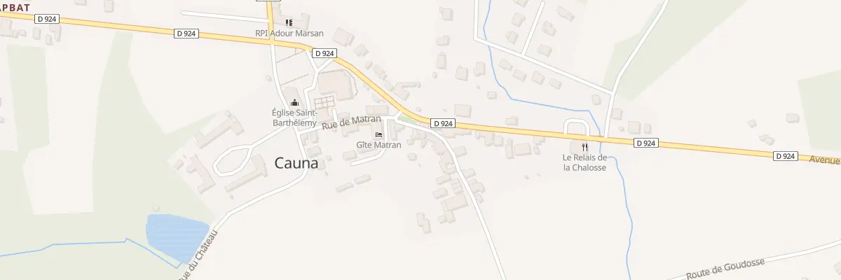 Plan du 38 Rue de Bourg de Bas à Cauna