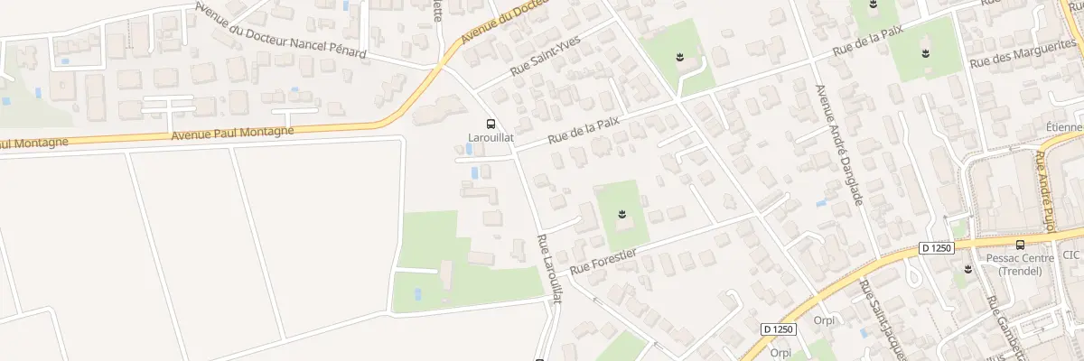 Plan du 34 Rue de la Paix à Pessac