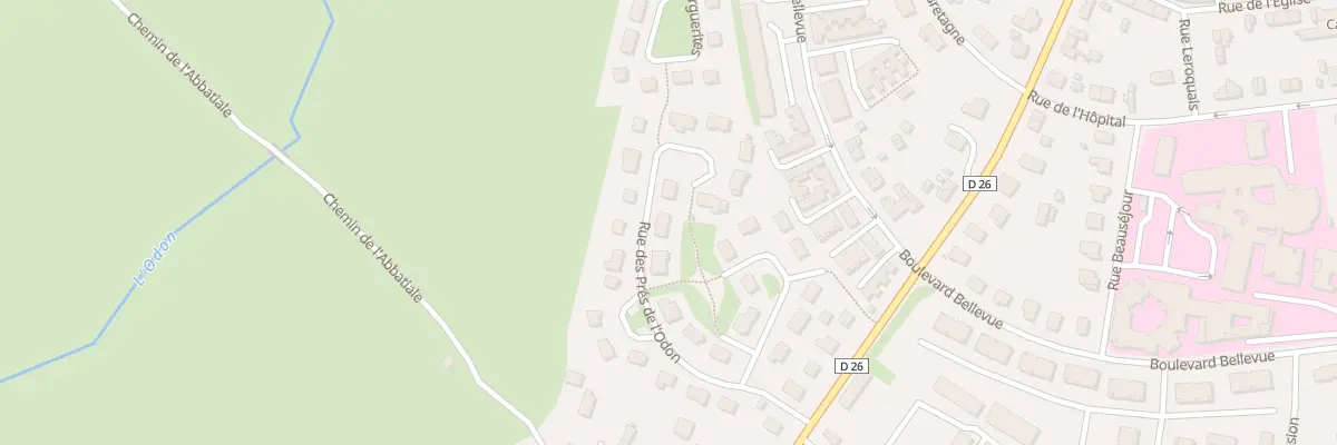 Plan du 10 Rue des Pres de l’Odon - Aunay aux Monts d’Aunay
