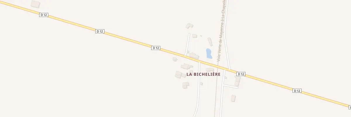 Plan du 2 La Bicheliere à Martigné-sur-Mayenne