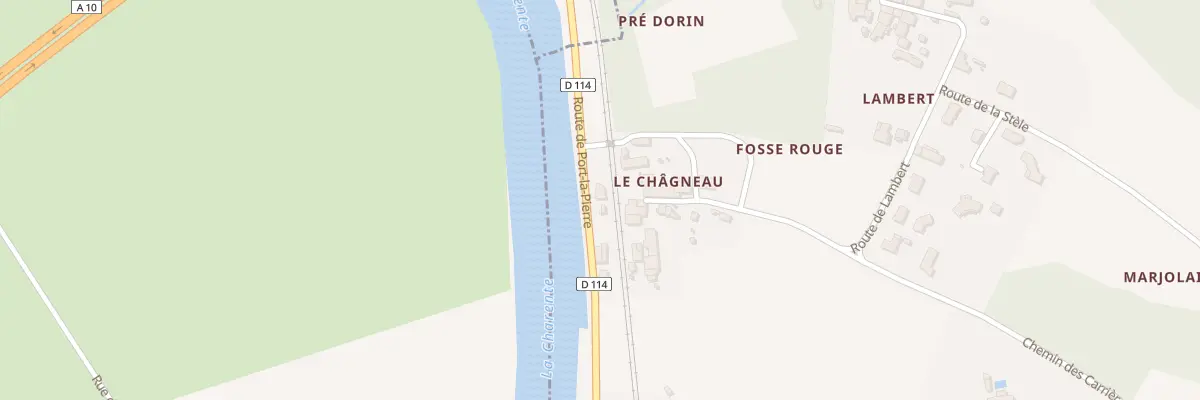 Plan du 144 Rte de Port la Pierre à Saint-Vaize