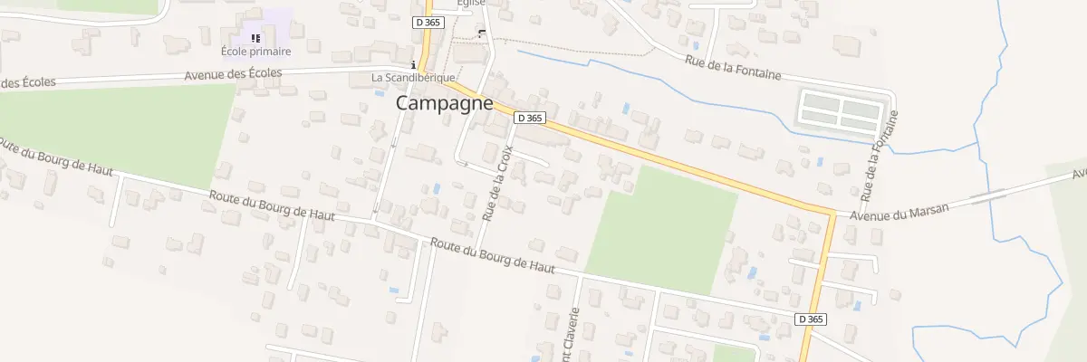 Plan du 2 Lot de la Croix à Campagne