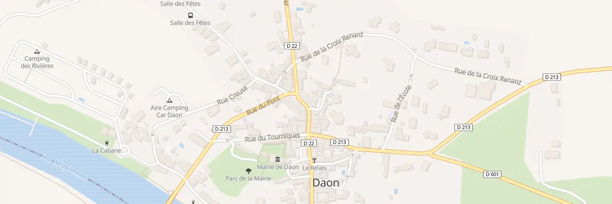 Plan du 31 Rue Dominique Godivièr à Daon