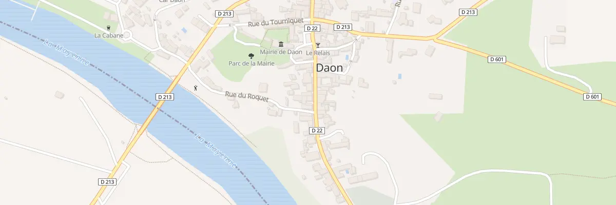 Plan du 40 Rue Dominique Godivièr à Daon