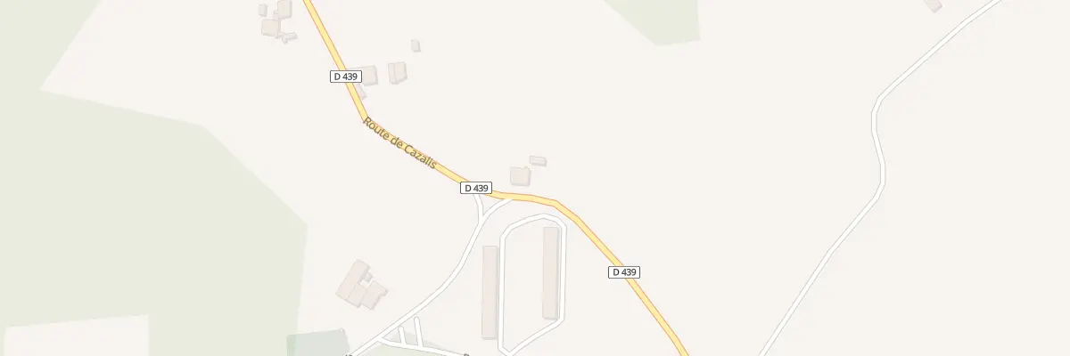 Plan du 898 Rte de Cazalis à Momuy