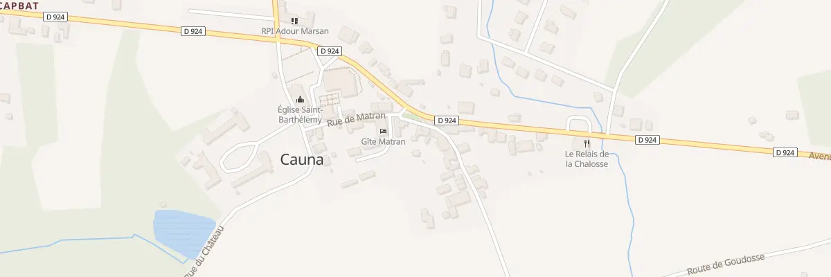 Plan du 34 Rue de Bourg de Bas à Cauna