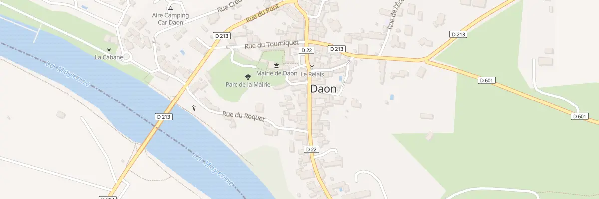 Plan du 30 Rue Dominique Godivièr à Daon