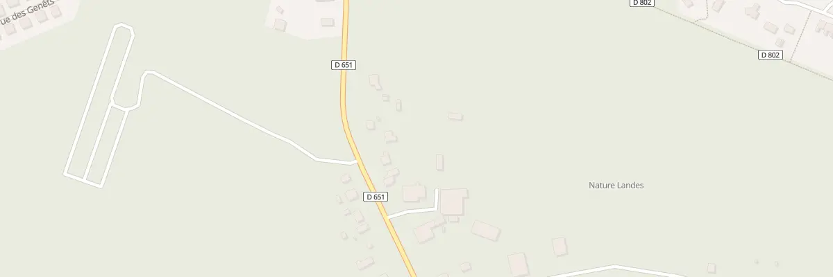 Plan du 4B Rte de Mont de Marsan à Hostens