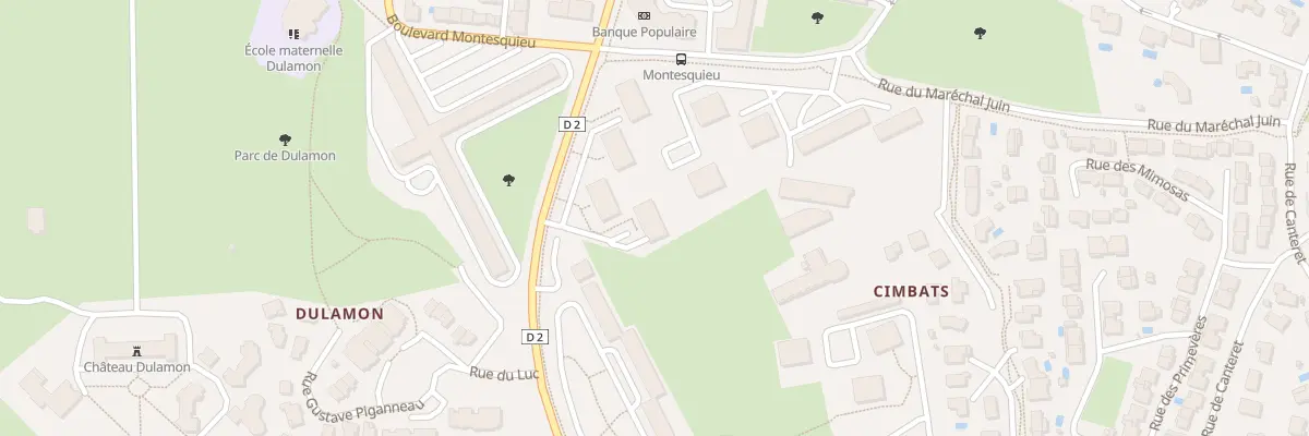 Plan du 1D Av du Gen de Gaulle à Blanquefort