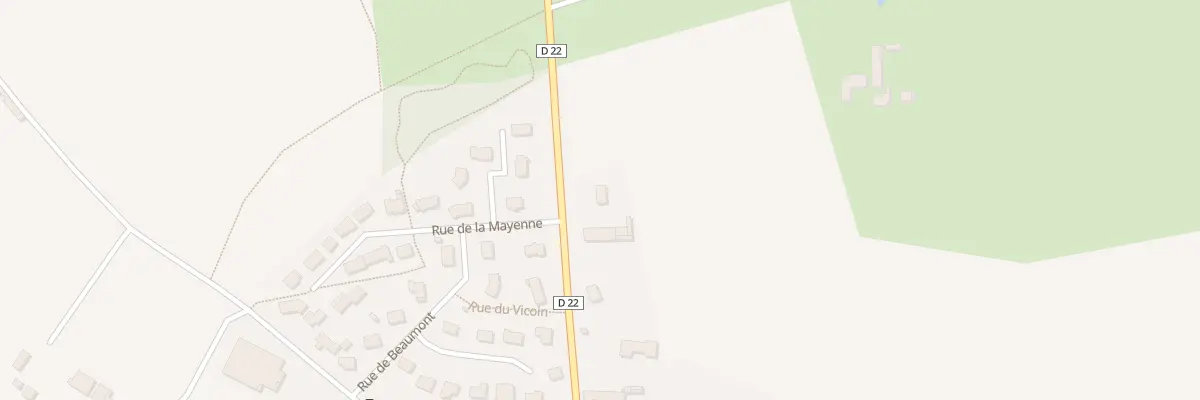 Plan du 1 Rue Dominique Godivièr à Daon