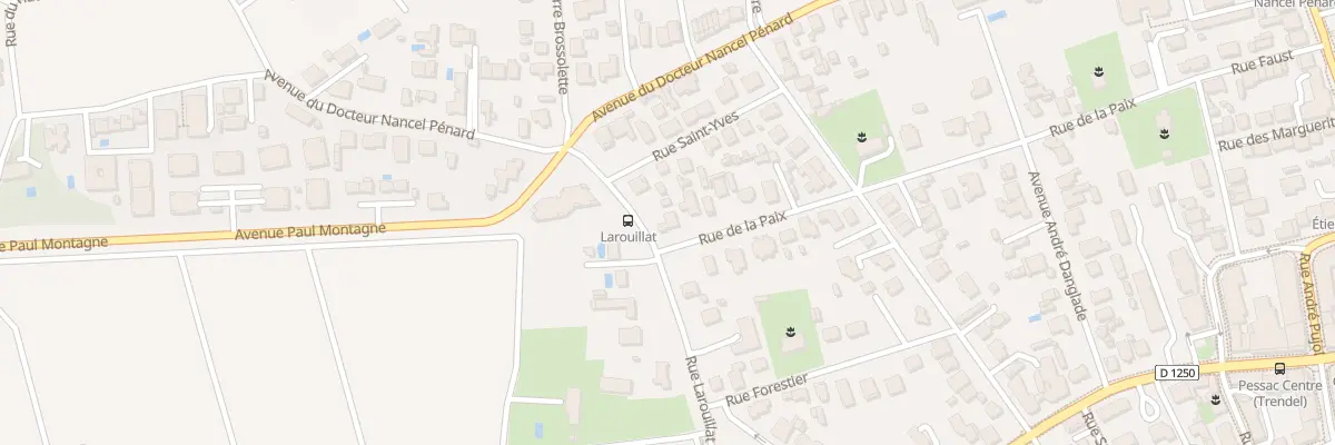 Plan du 35 Rue de la Paix à Pessac