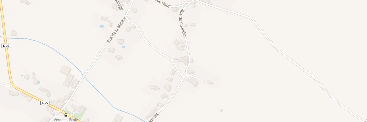 Plan du 15 Rue du Poundet à Verdets