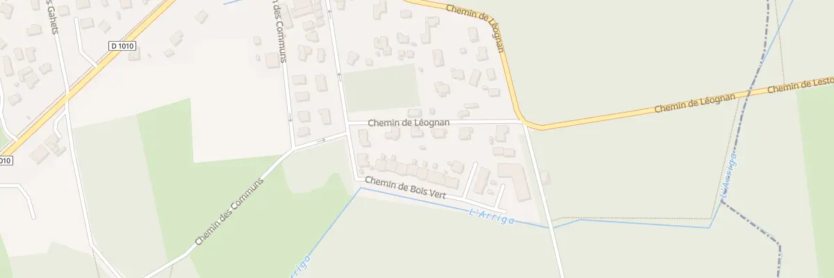 Plan du 30 Che de Léognan à Canéjan