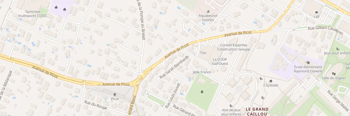 Plan du 4 Rue Sarah Bernhardt à Eysines