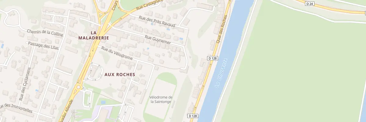 Plan du 28 Rue Guynemer à Saintes