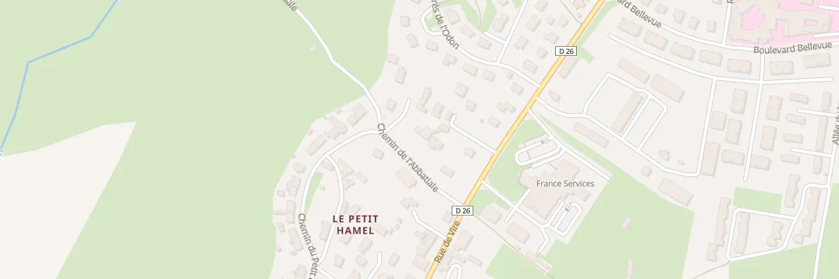 Plan du 6550 Che de l’Abbatiale - Aunay aux Monts d’Aunay