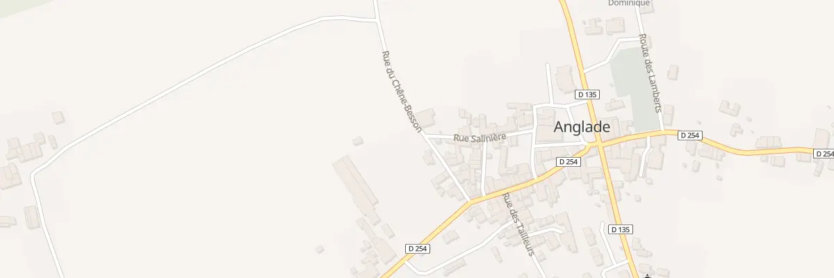 Plan du 5 Rue du Chene Besson à Anglade