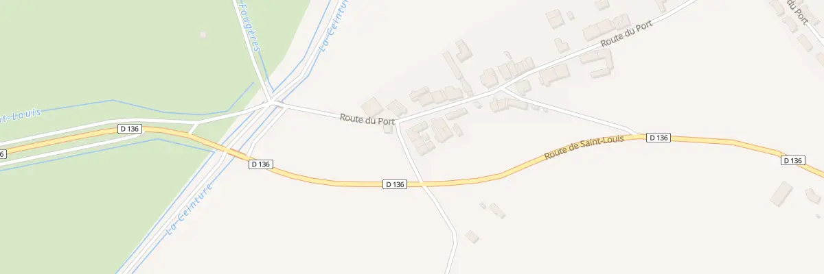 Plan du 33 Rte du Port à Braud-et-Saint-Louis