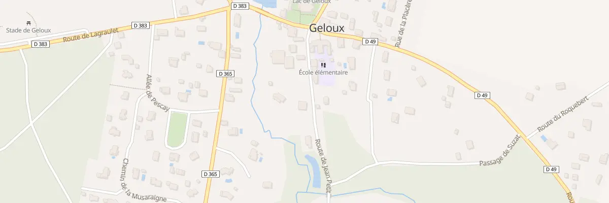 Plan du 128 Rte de Jean-petit à Geloux