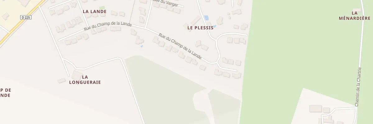 Plan du 34 Rue du Champ De La Lande à Saint-Baudelle
