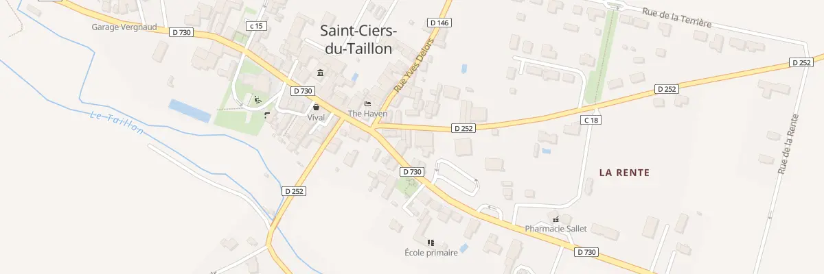 Plan du 4 Rue Louise Robert à Saint-Ciers-du-Taillon