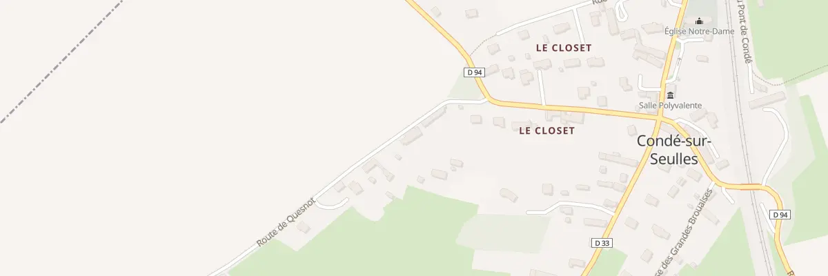 Plan du 3 Rue de Quesnot à Condé-sur-Seulles