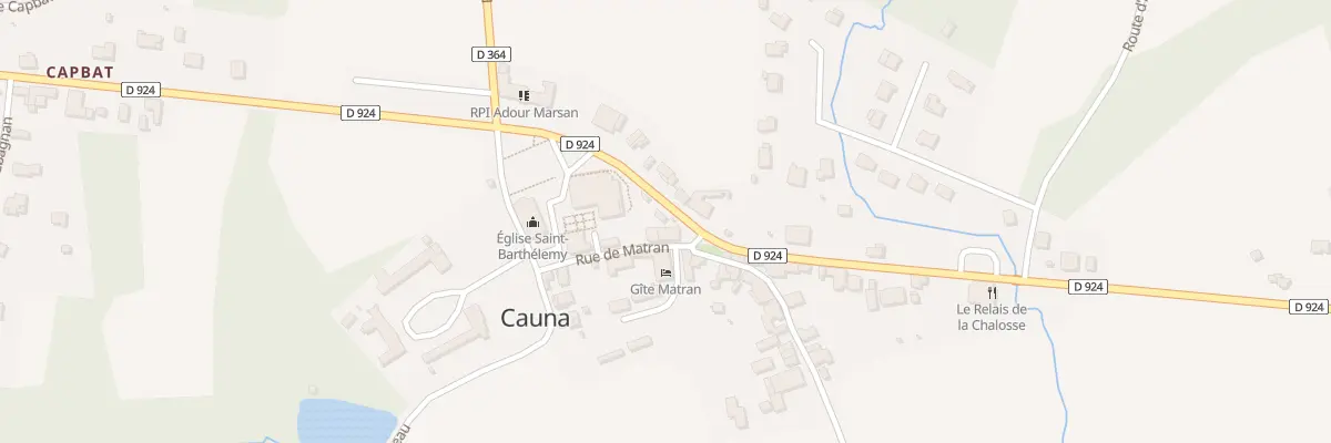 Plan du 87 Rue de Matran à Cauna