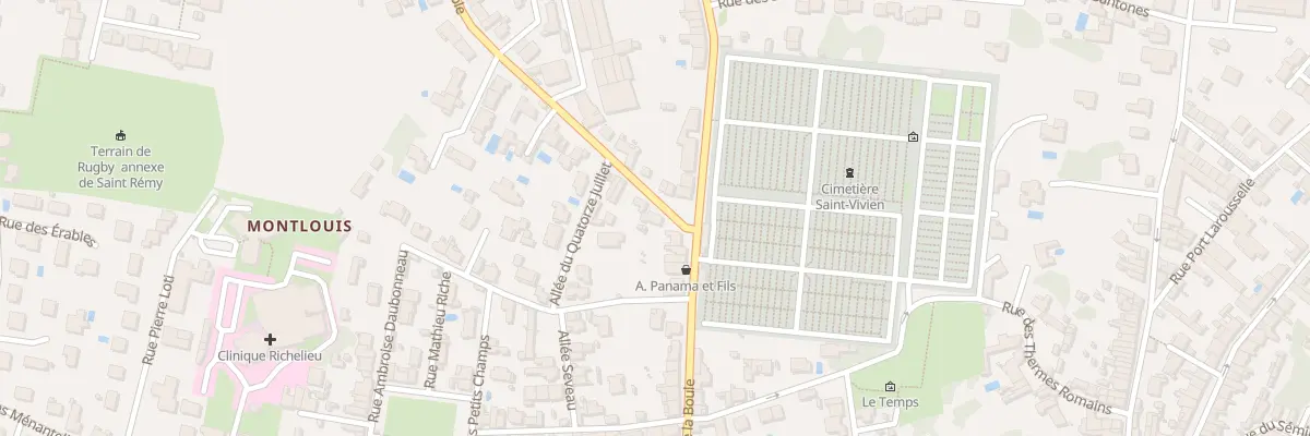 Plan du 1 Rue du Lycée Agricole à Saintes