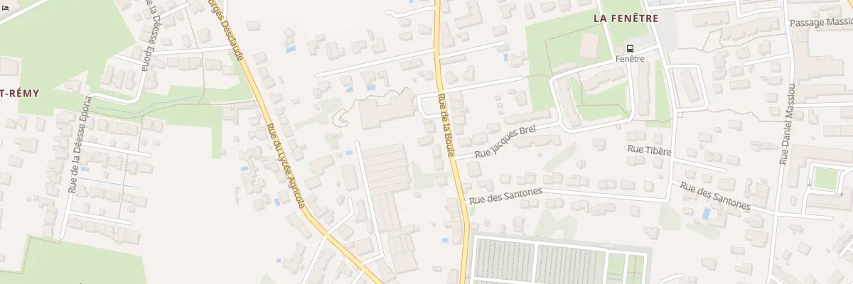 Plan du 135 Rue de la Boule à Saintes