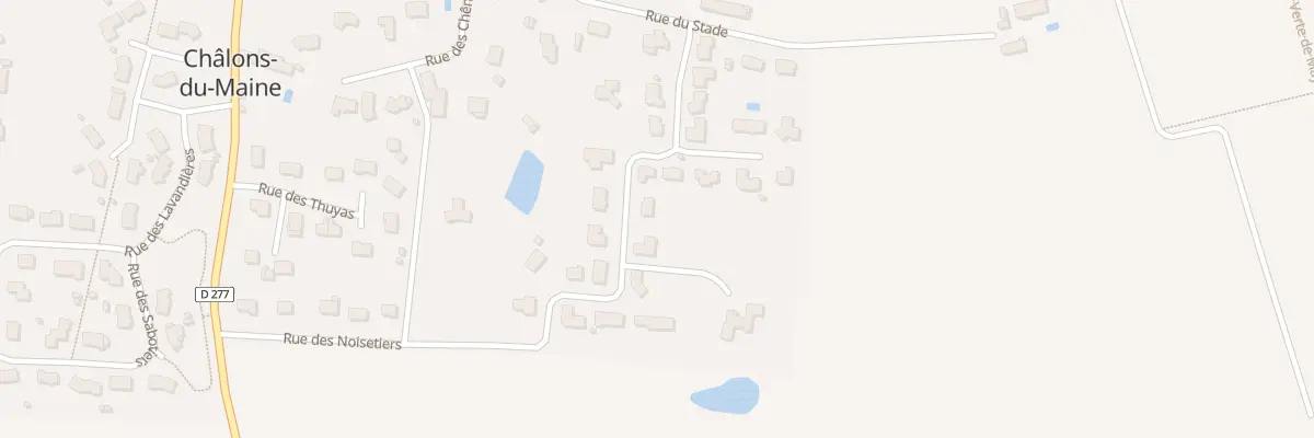Plan du 14 Rue des Noisetiers à Châlons-du-Maine