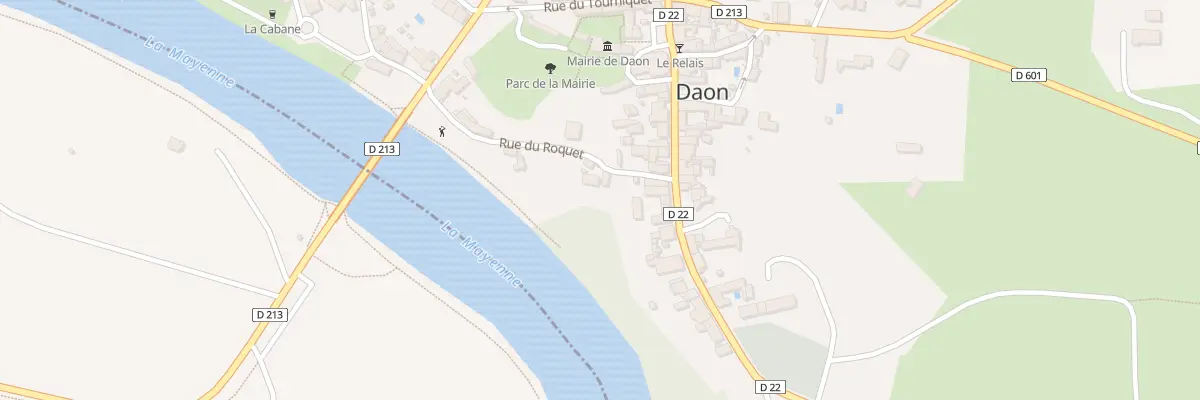 Plan du 6 Rue du Roquet à Daon