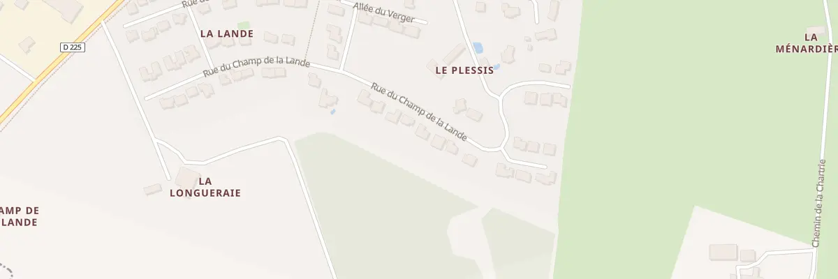 Plan du 32 Rue du Champ De La Lande à Saint-Baudelle