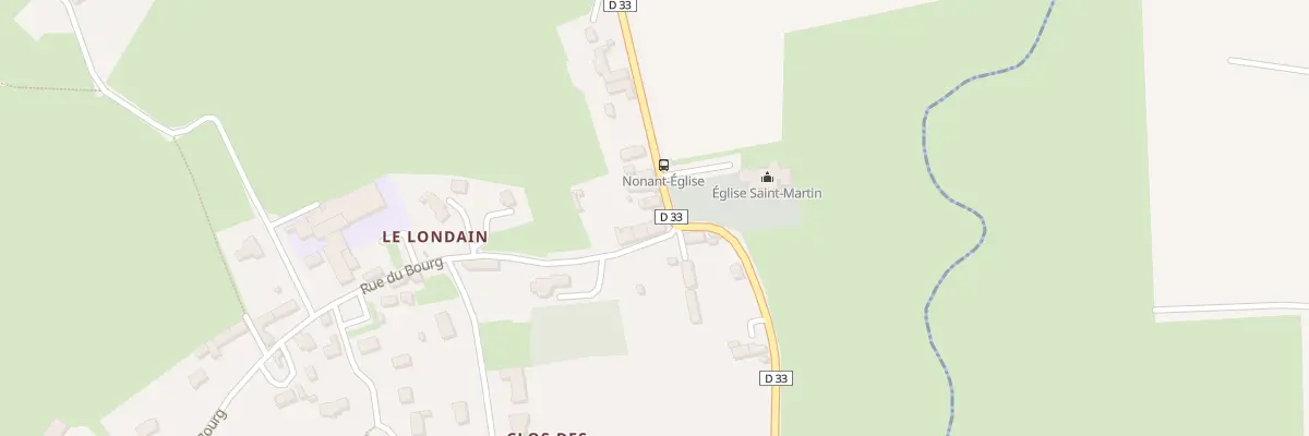 Plan du 1A Rte de Bayeux à Nonant