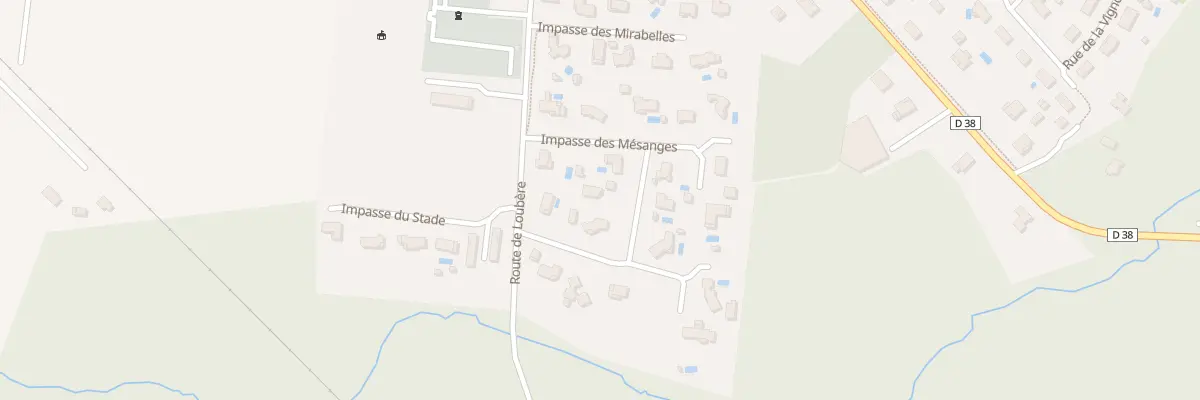 Plan du 2 Rue des Palombes à Saint-Martin-d’Oney