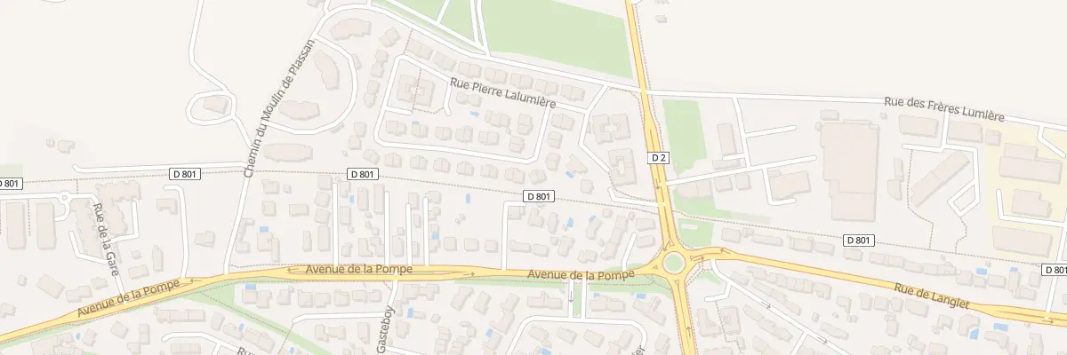 Plan du 74 Rue Pierre Lalumière à Eysines