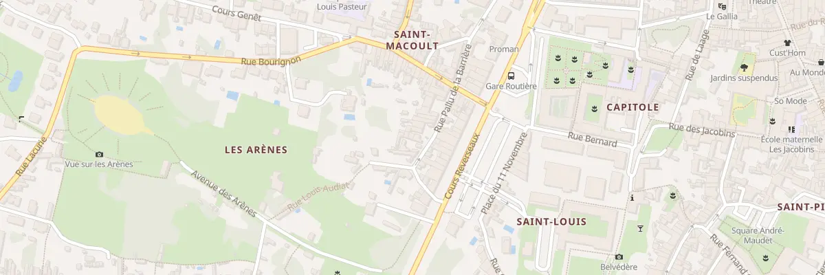Plan du 9D Rue Pallu de la Barrière à Saintes