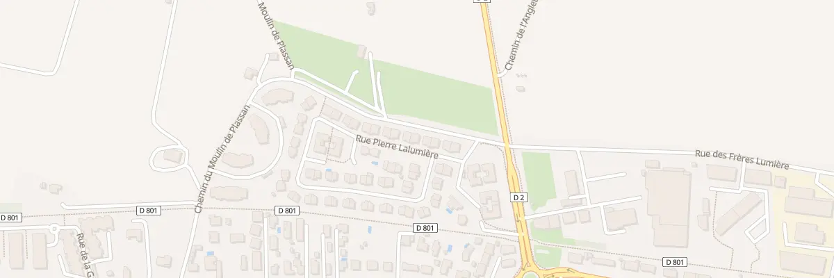 Plan du 10 Rue Pierre Lalumière à Eysines