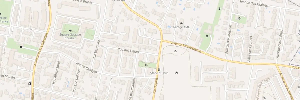 Plan du 68 Rue du Jard à Mérignac