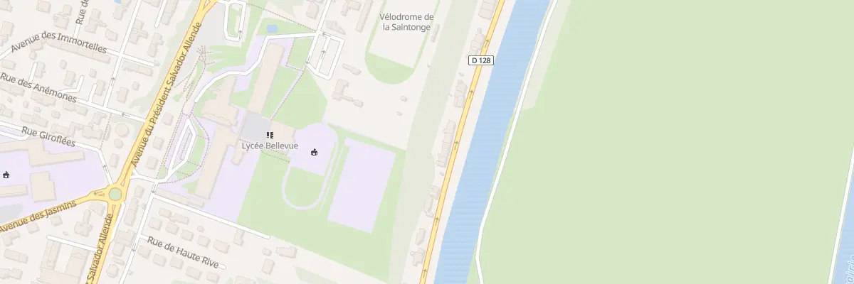 Plan du 24 Quai des Roches à Saintes